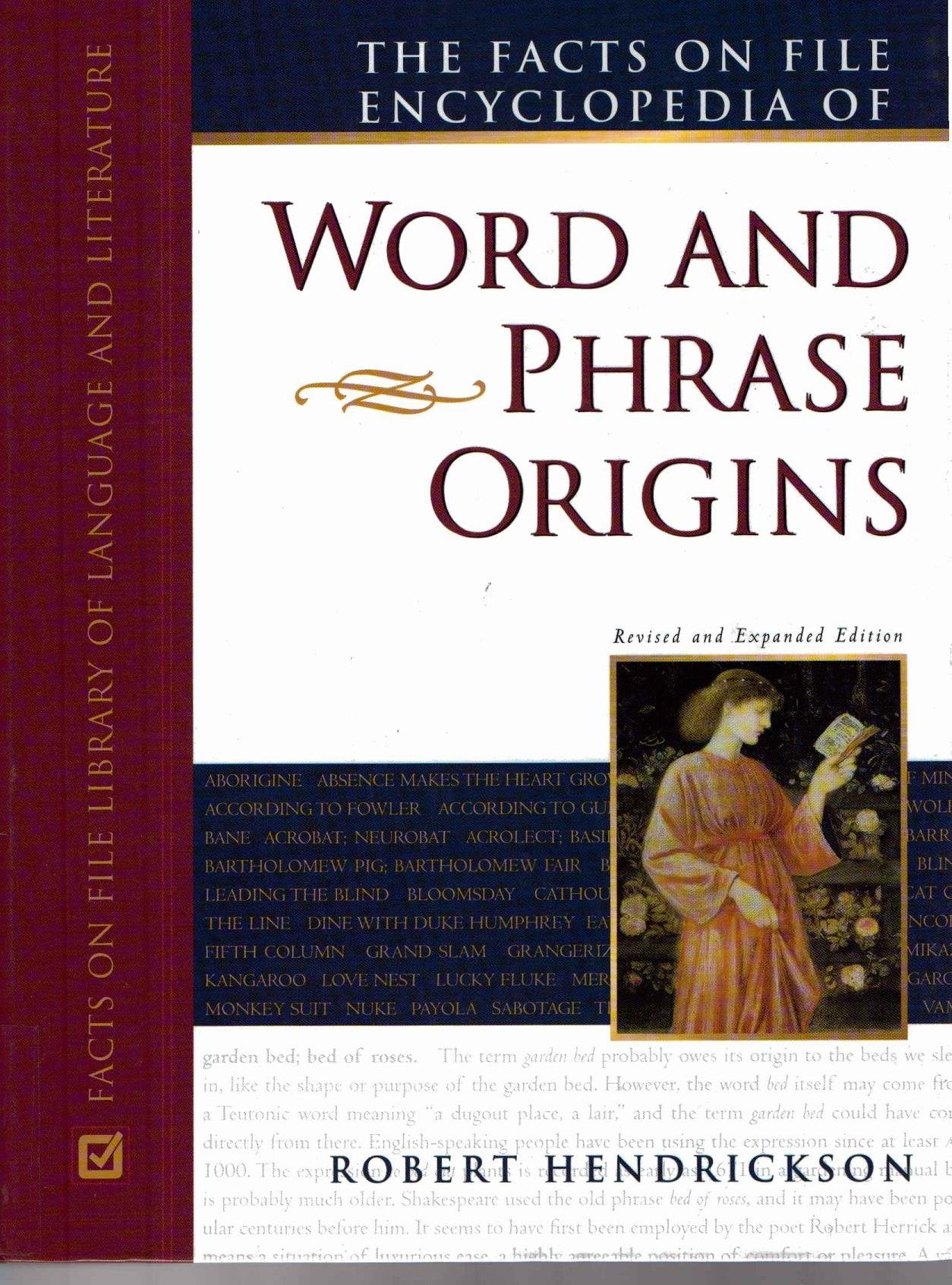 The Facts On File Encyclopedia Of Word And Phrase Origins (Writers Reference),Used