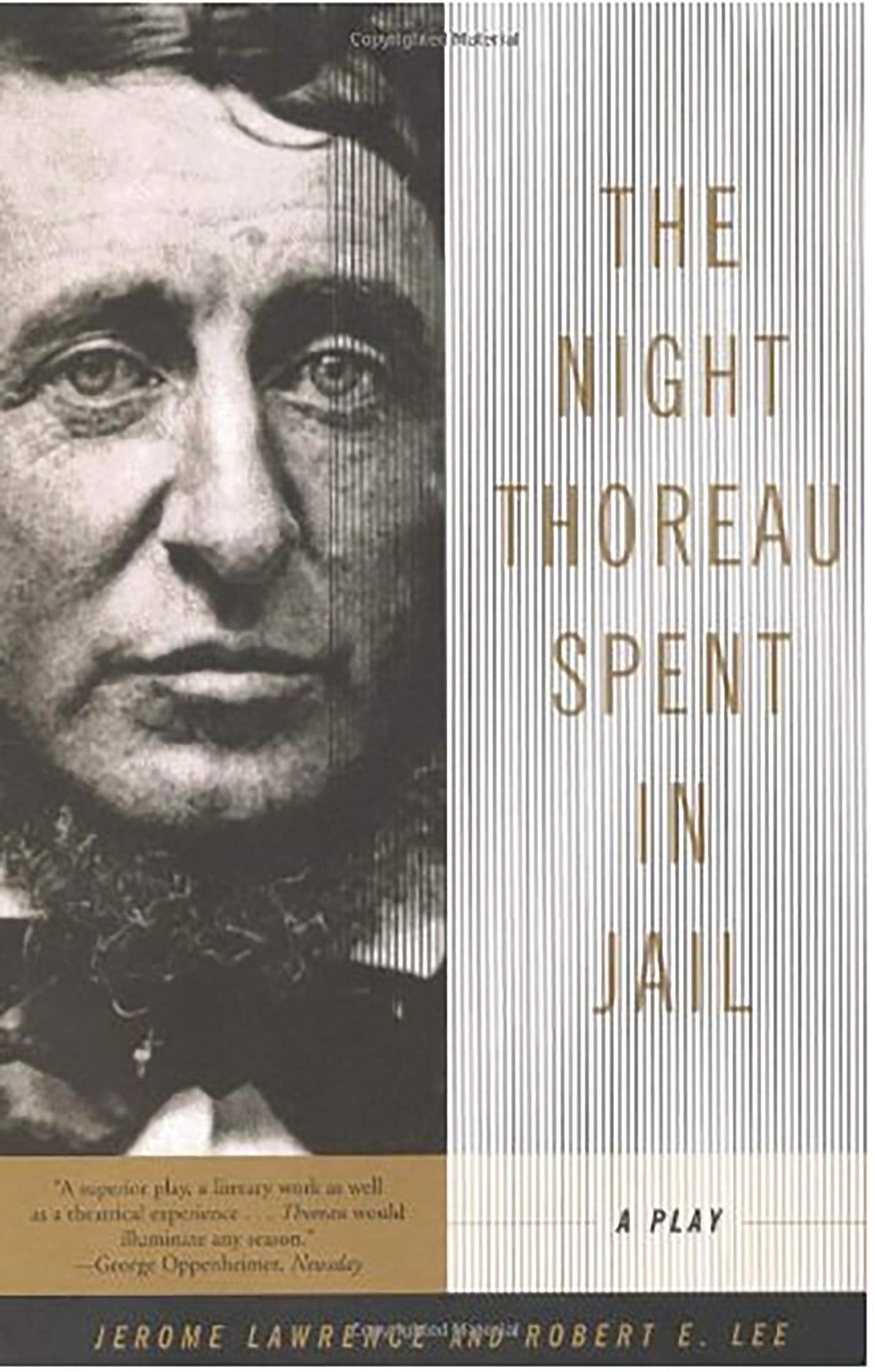 The Night Thoreau Spent in Jail: A Play,New