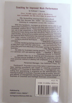 Coaching for Improved Work Performance,Used