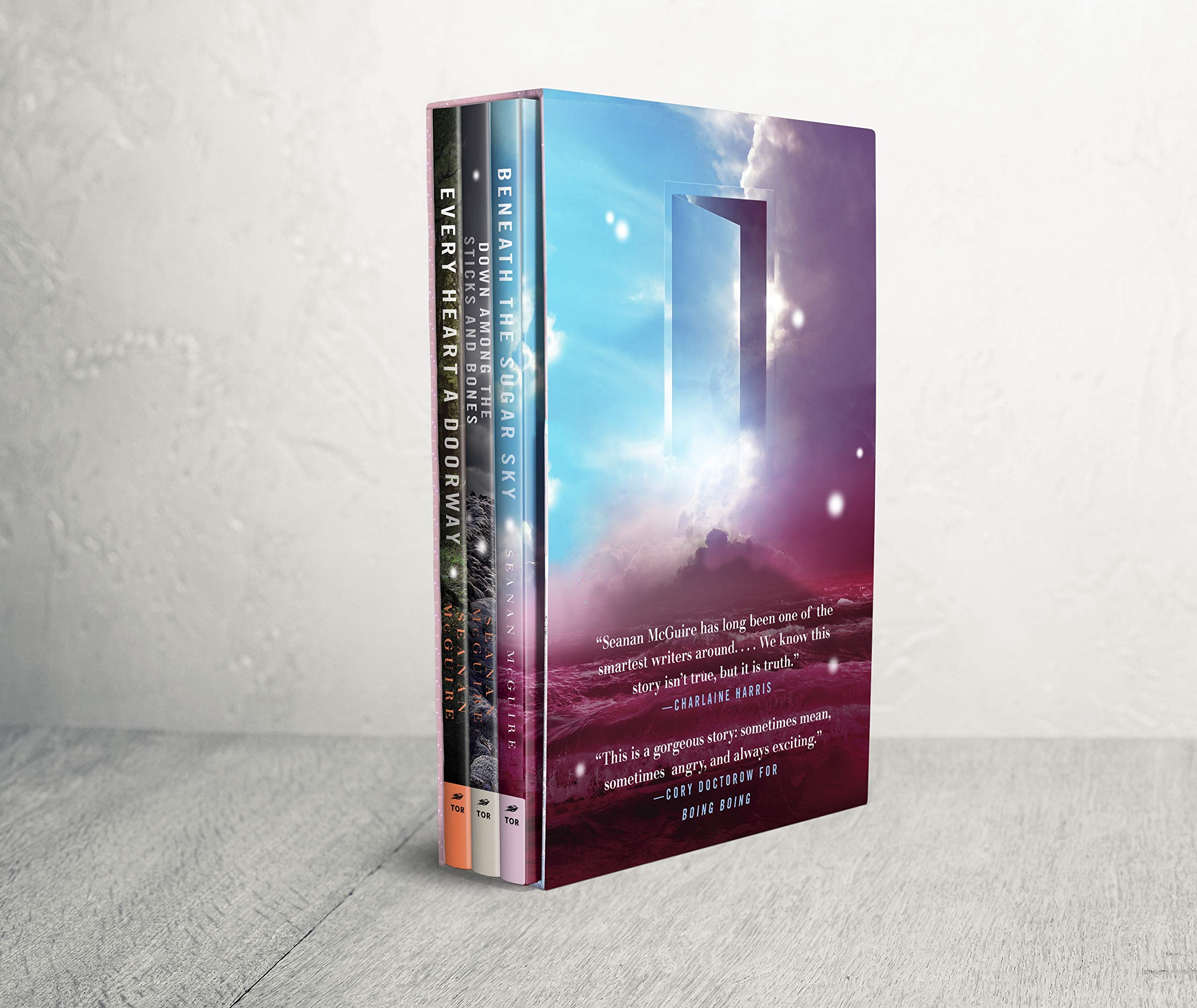 Seanan McGuire's Wayward Children, Volumes 13: Every Heart a Doorway, Down Among the Sticks and Bones, Beneath the Sugar Sky,Used