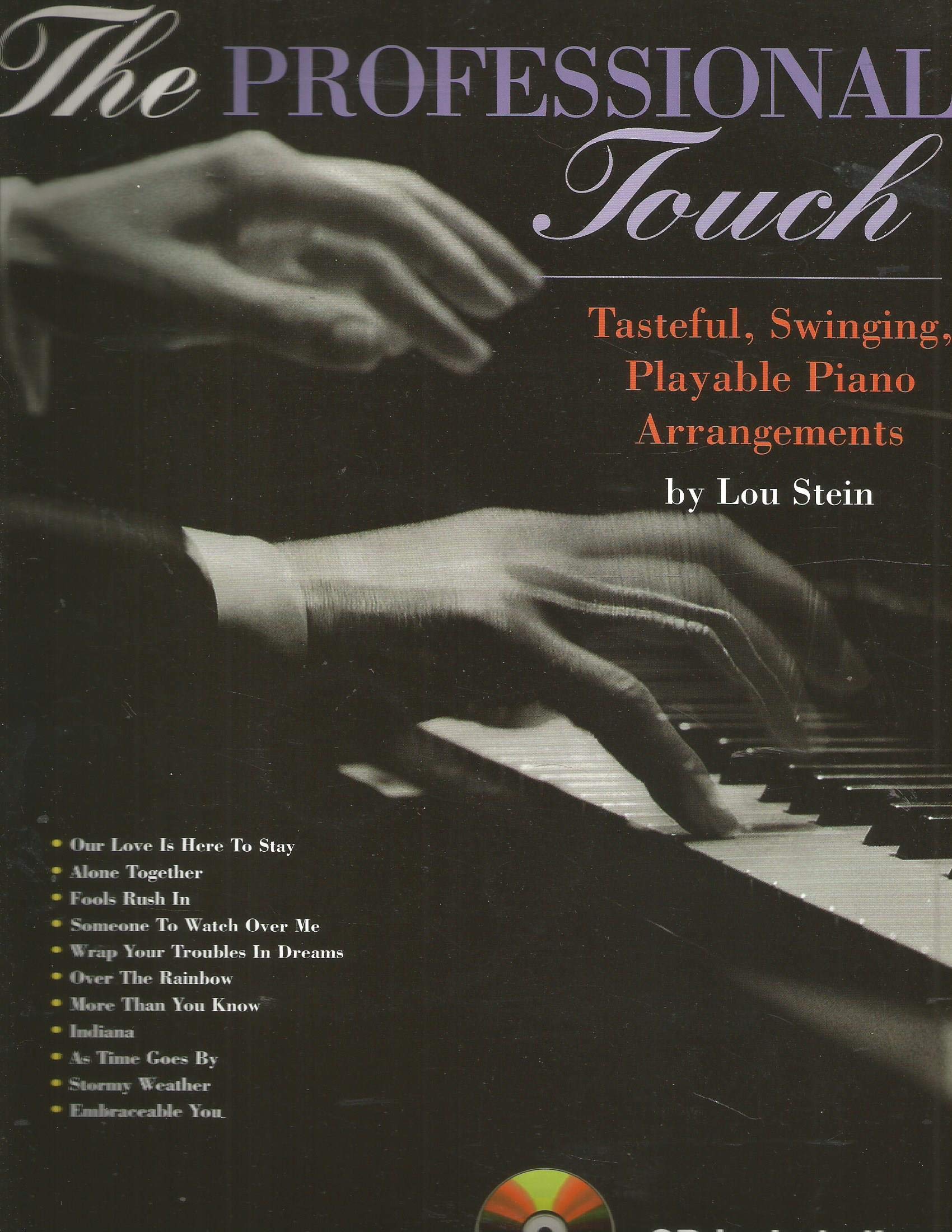 The Professional Touch: Tasteful, Swinging, Playable Piano Arrangements, Book & CD,Used