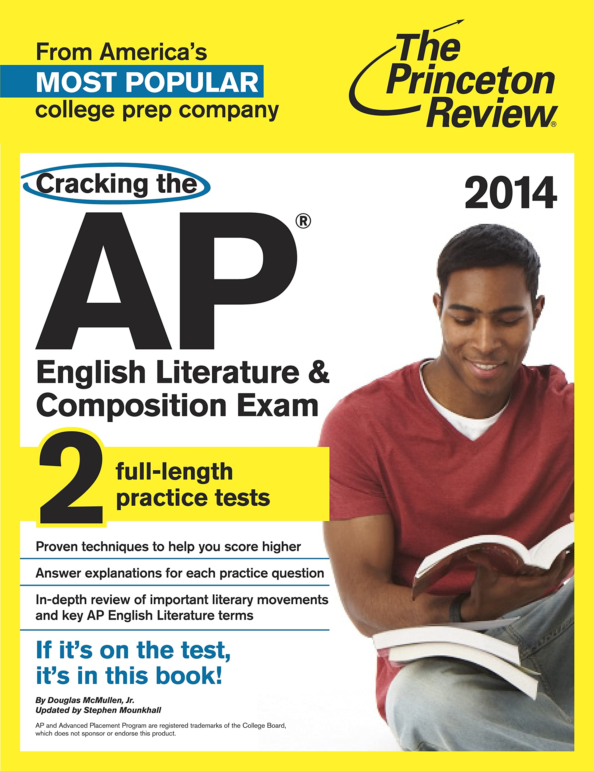The Princeton Review Cracking the Ap English Literature & Composition Exam 2014: 2 Fulllength Practice Tests With Detailed Expl,Used