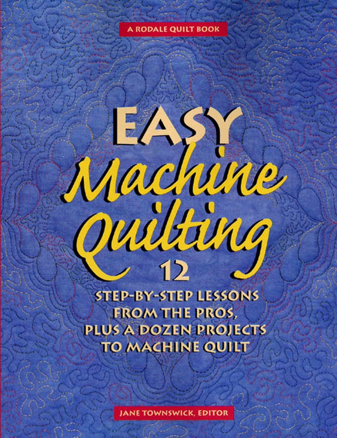 Easy Machine Quilting: 12 StepbyStep Lessons from the Pros, Plus a Dozen Projects to Machine Quilt,Used
