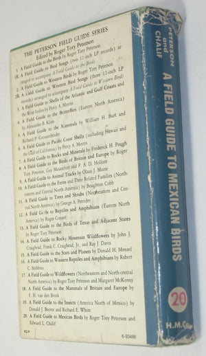 A Field Guide to Mexican Birds: Field Marks of All Species Found in Mexico, Guatemala, Belize (British Hondras, El Salvador),Used
