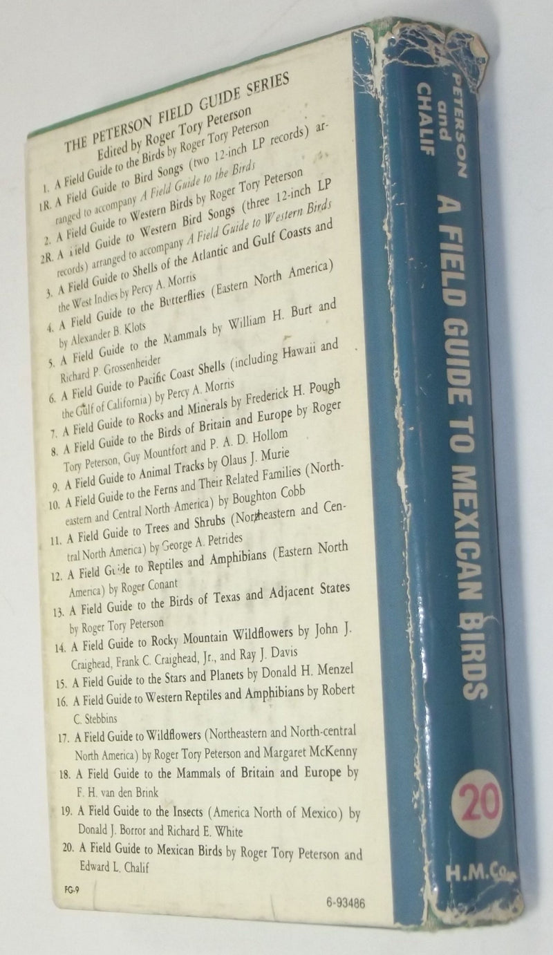 A Field Guide to Mexican Birds: Field Marks of All Species Found in Mexico, Guatemala, Belize (British Hondras, El Salvador),Used