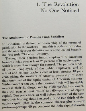 The Unseen Revolution: How Pension Fund Socialism Came To America-used