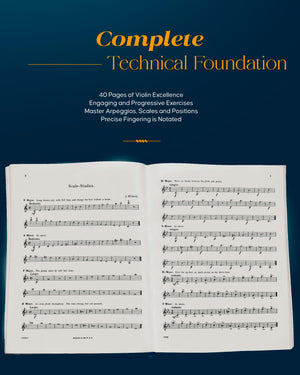Hrimaly  Scale Studies for Violin: Schirmer Library of Classics Volume 842  Violin Sheet Music Collection for Young and Adult ,Used