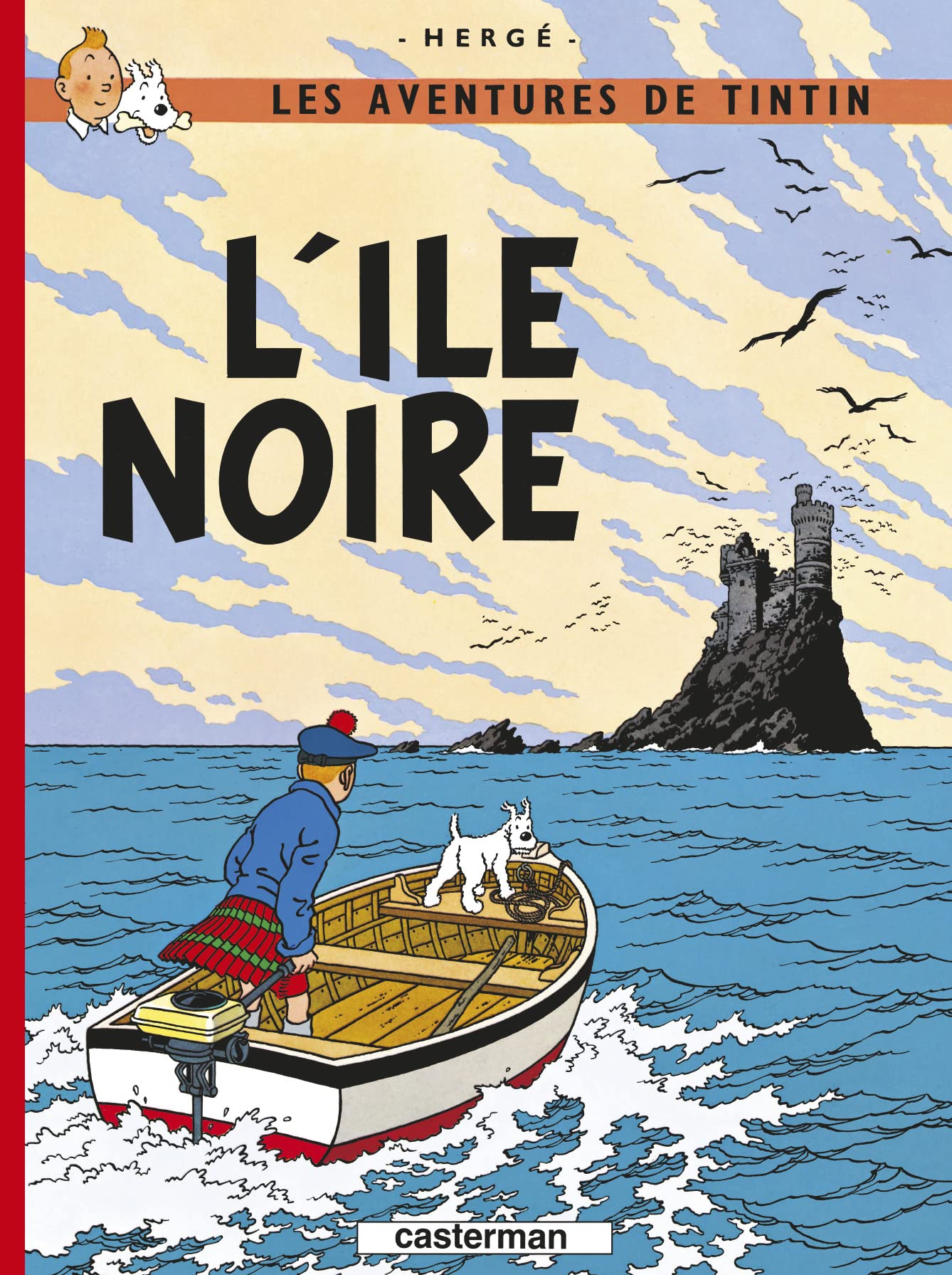 Les Aventures de Tintin: L'Ile Noire (French Edition of The Black Island),Used