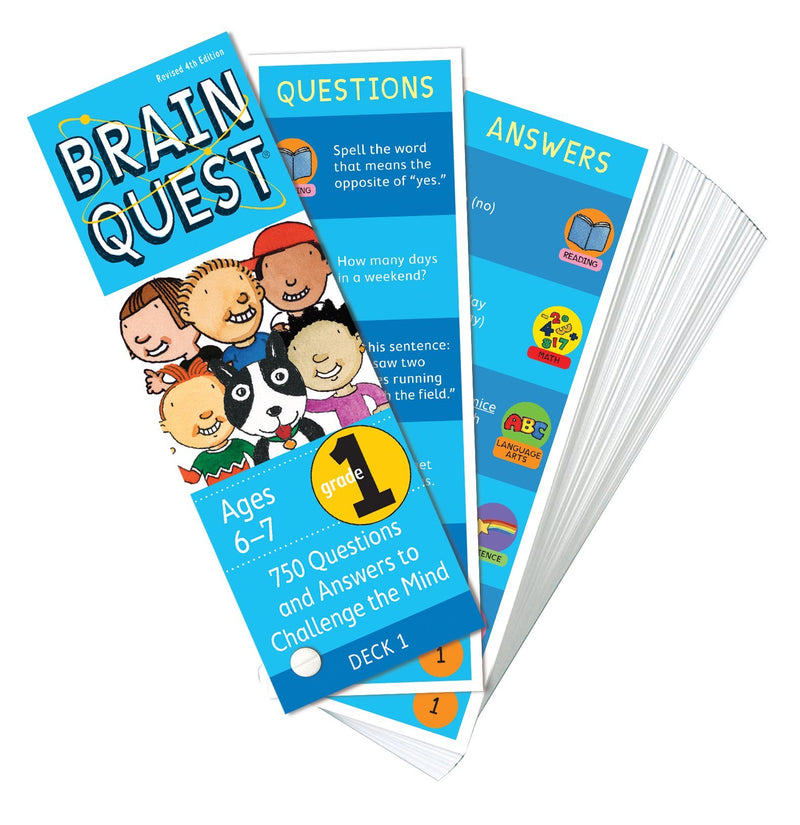 Brain Quest 1st Grade Q&A Cards: 750 Questions and Answers to Challenge the Mind. Curriculumbased! Teacherapproved! (Brain Que