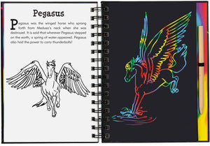 Scratch & Sketch Dragons & Mythical Creatures (Trace Along),Used