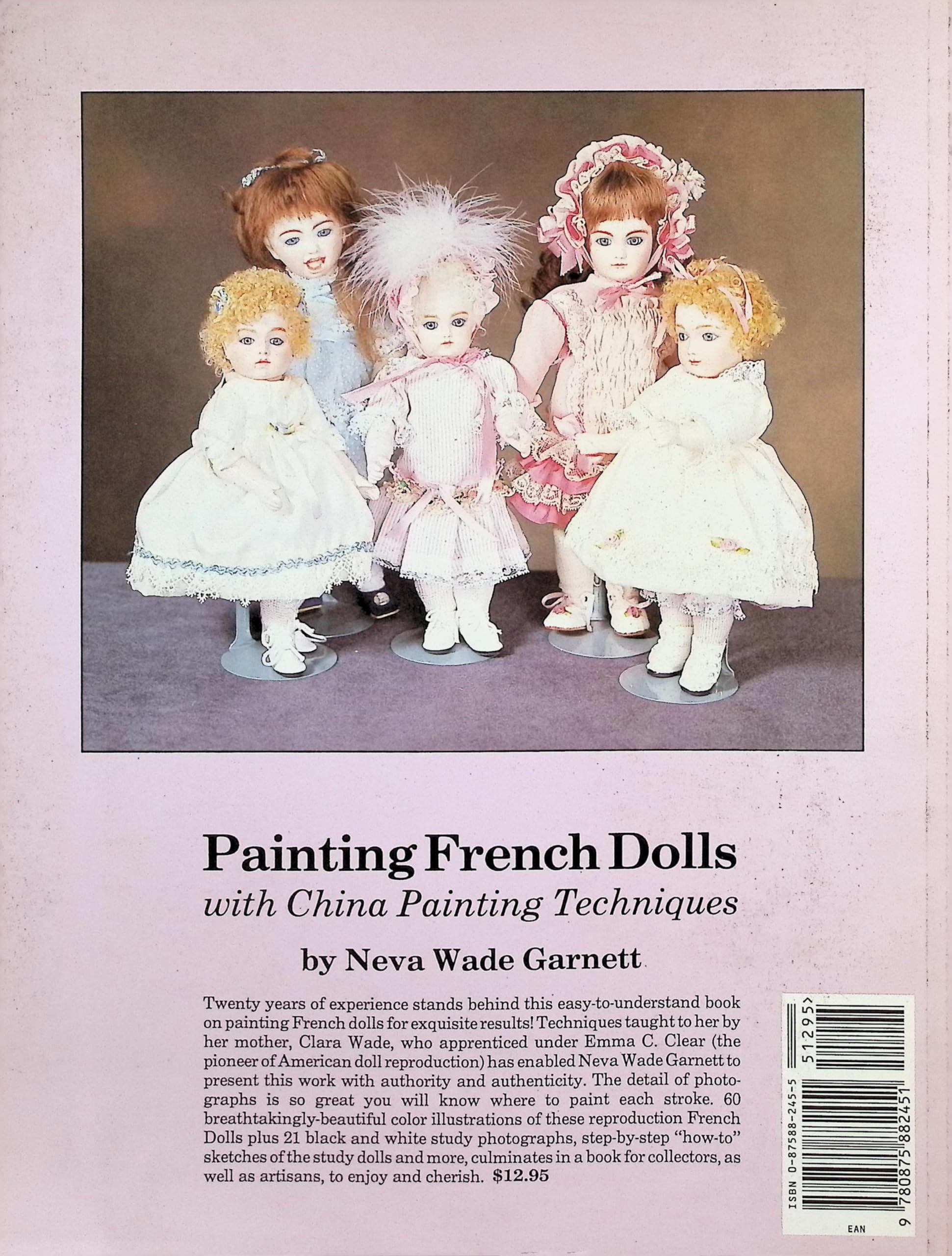 Painting French Dolls With China Painting Techniques,Used