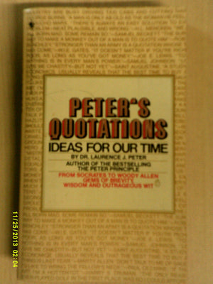PETER'S QUOTATIONS,Used