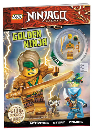Lego Ninjago: Golden Ninja (Activity Book With Minifigure),New