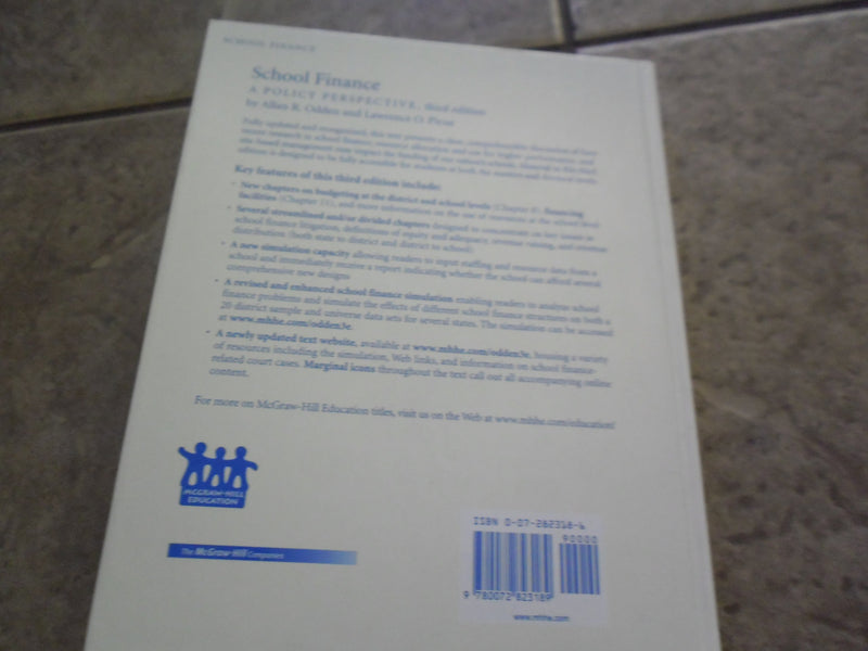 School Finance: A Policy Perspective,Used