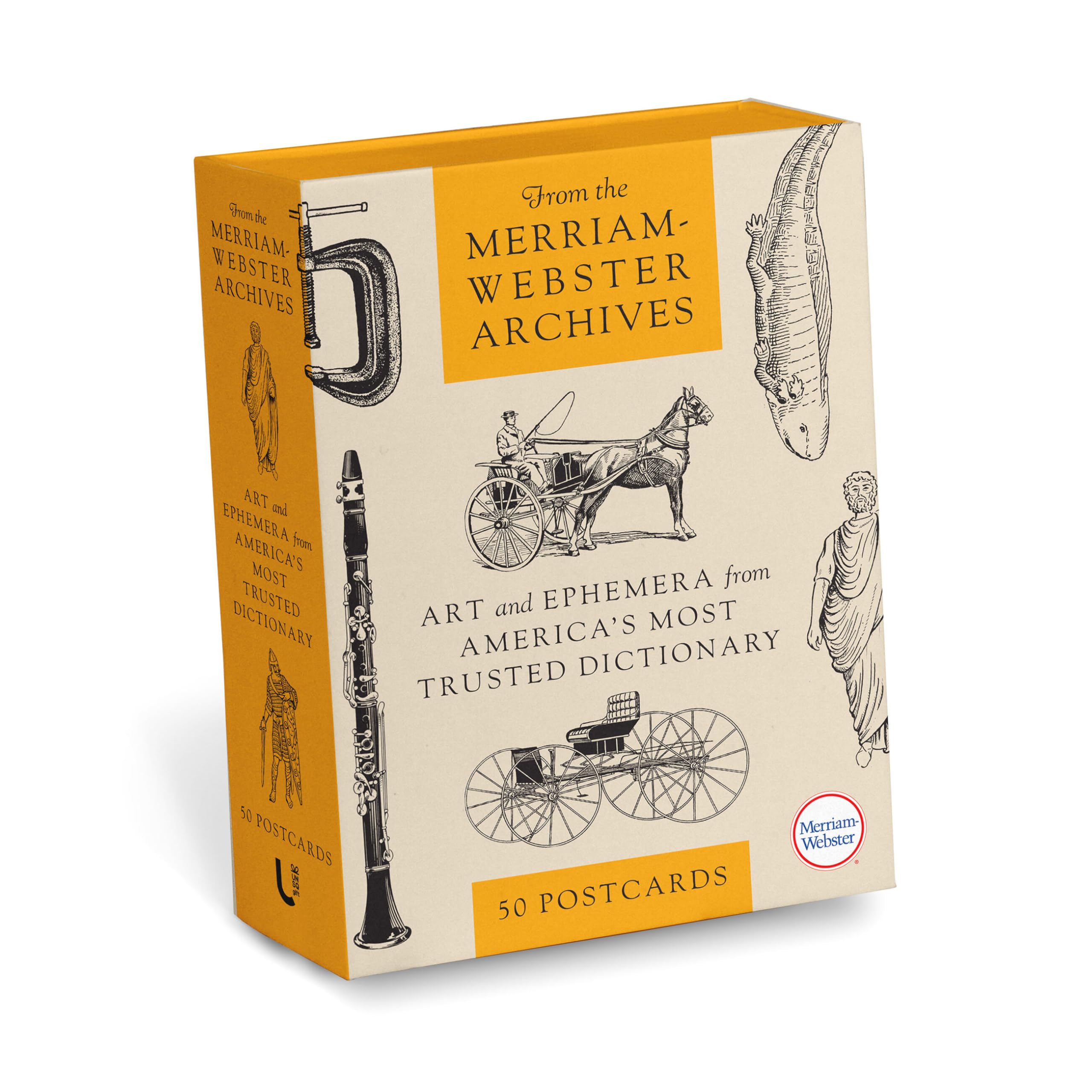 From The MerriamWebster Archives: 50 Postcards: Art And Ephemera From AmericaS Most Trusted Dictionary (MerriamWebster Gift)