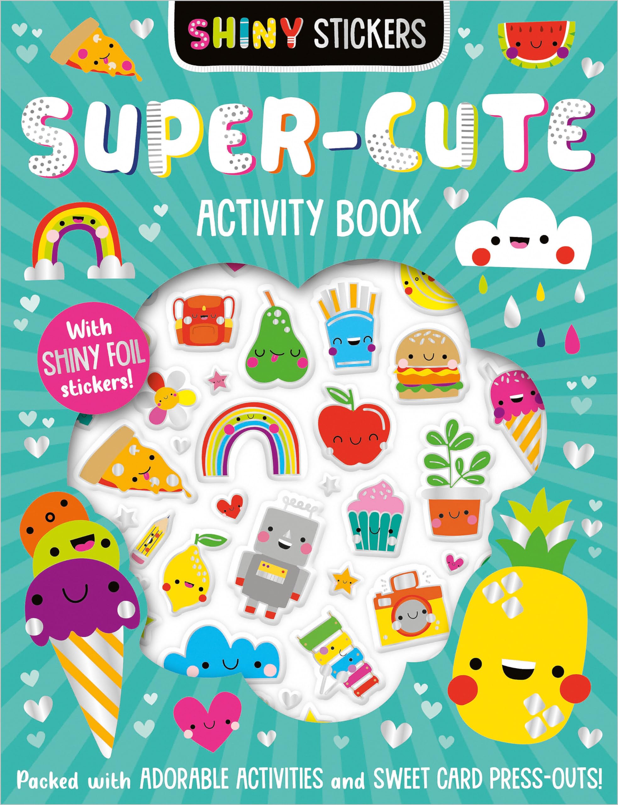 Shiny Stickers Supercute Activity Book,Used