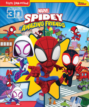Marvel Spiderman  Spidey and His Amazing Friends  First Look and Find Activity Book PI Kids,New