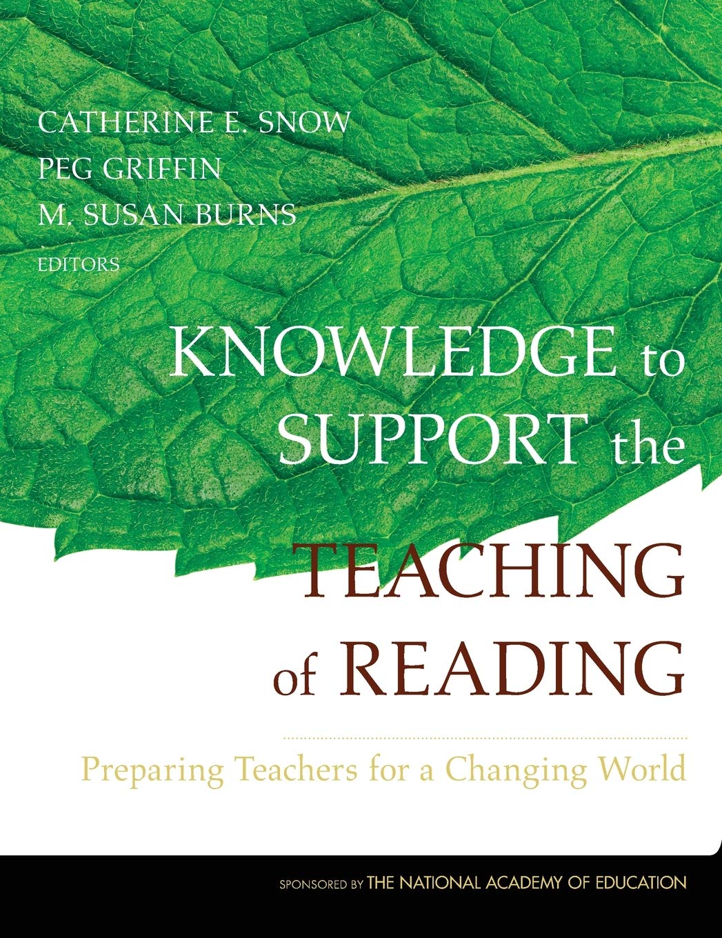 Knowledge to Support the Teaching of Reading: Preparing Teachers for a Changing World,Used
