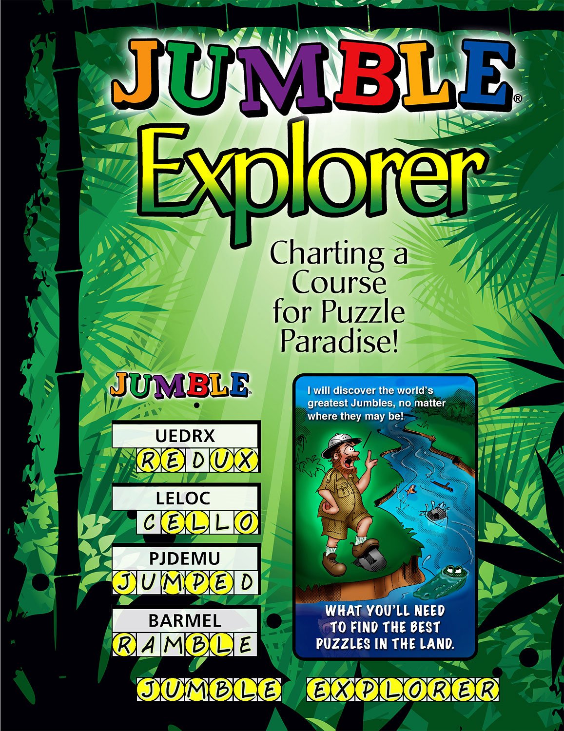 Jumble Explorer: Charting A Course For Puzzle Paradise! (Jumbles),Used