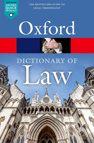 A Dictionary Of Law (Oxford Quick Reference)