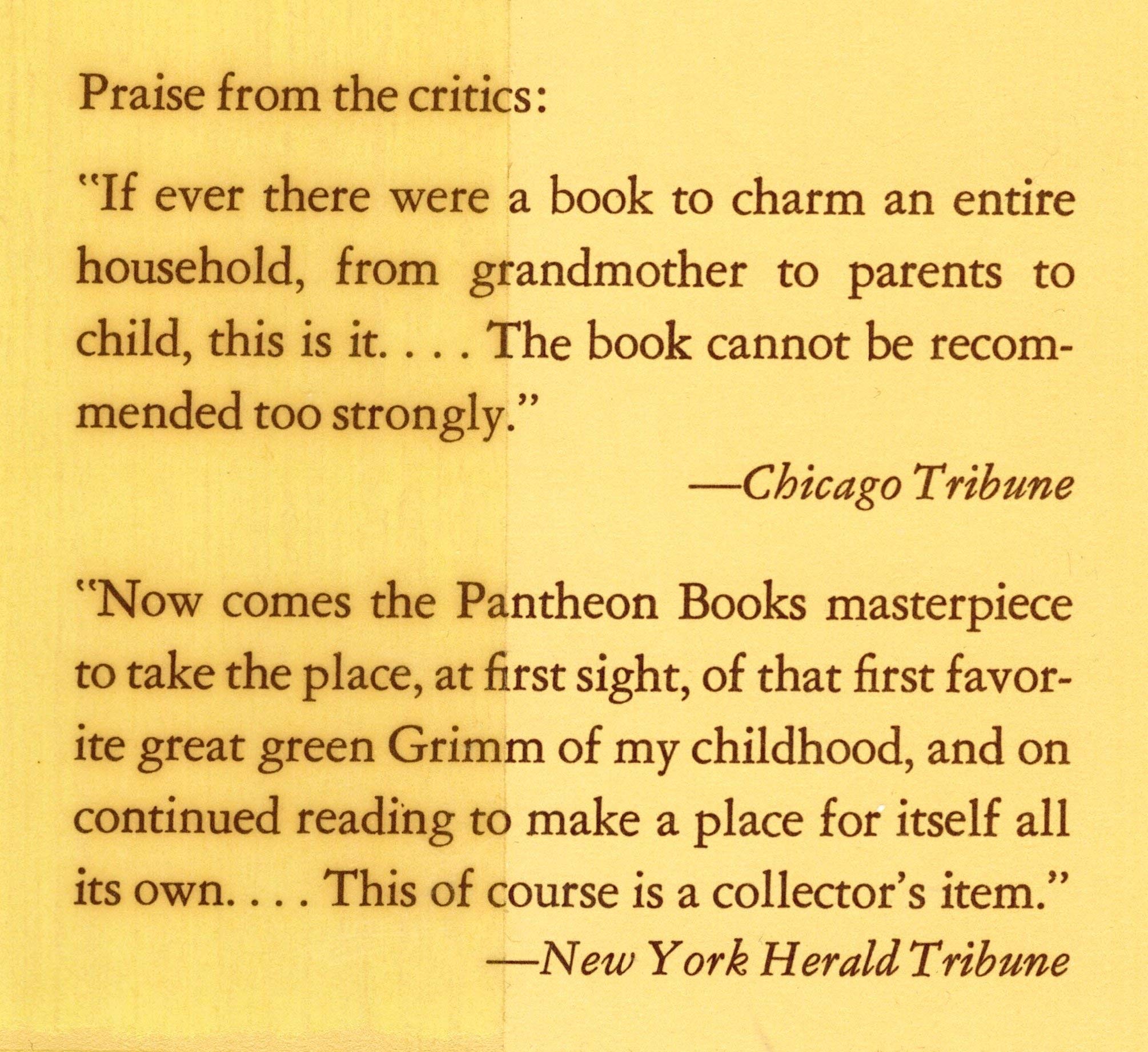 Comp Grimm Fairy Tls-used