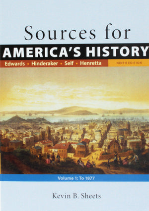 Sources for Americas History, Volume 1: To 1877,Used