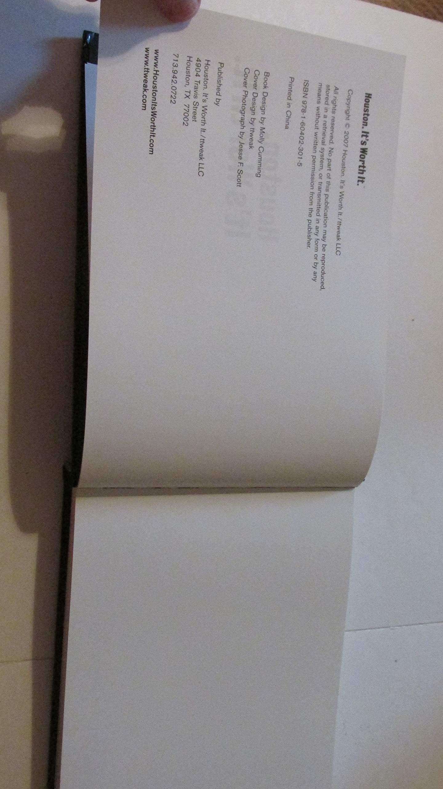 Houston It's Worth It (HIWIThe Book),New