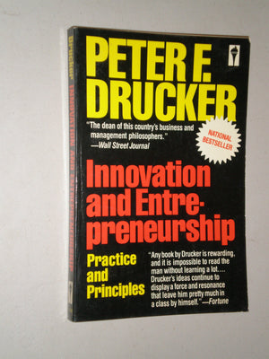 Innovation And Entrepreneurship: Practice And Principles,Used