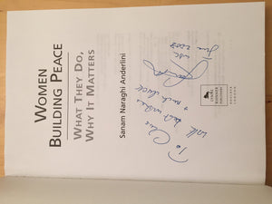 Women Building Peace: What They Do, Why It Matters,New