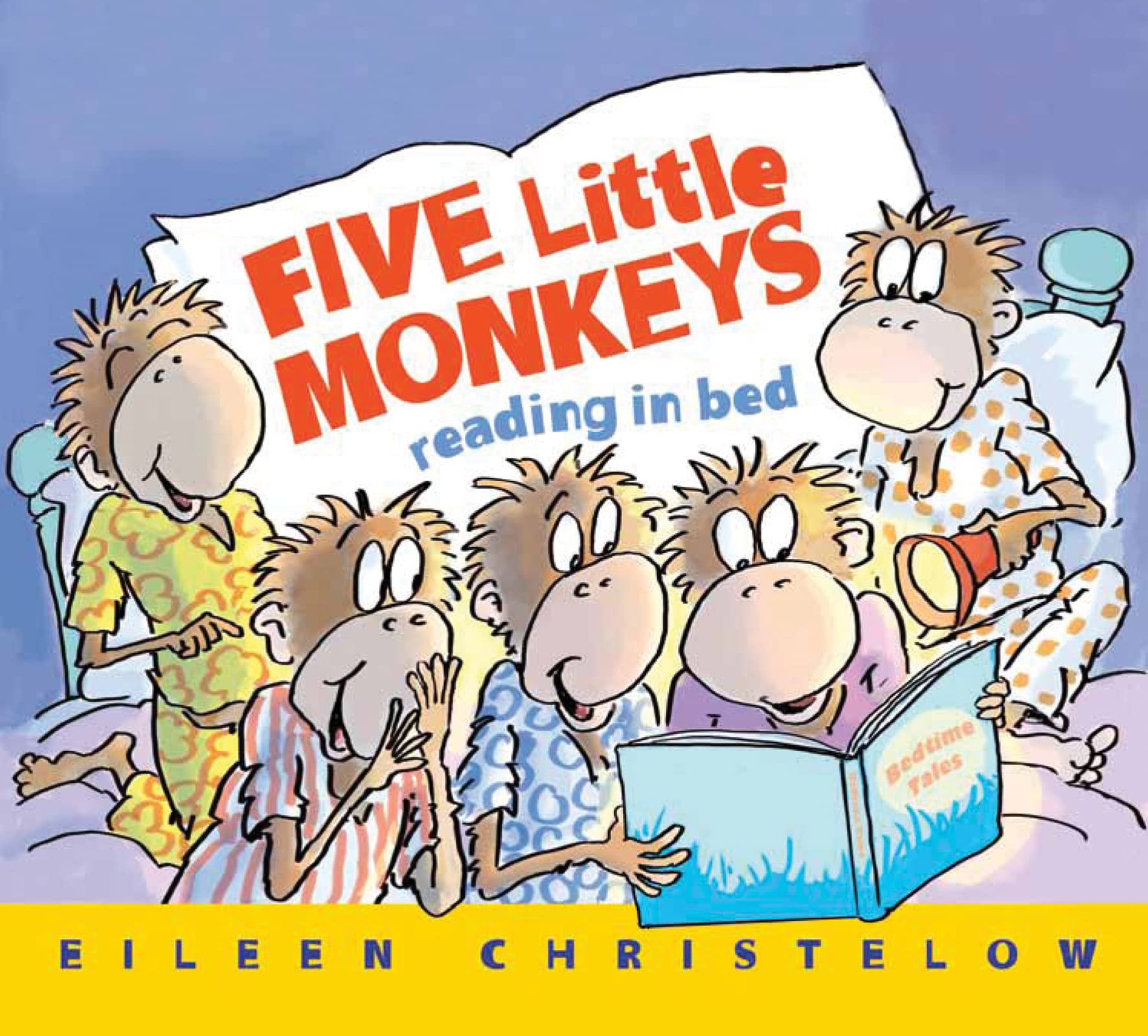 Five Little Monkeys Reading in Bed (A Five Little Monkeys Story),Used