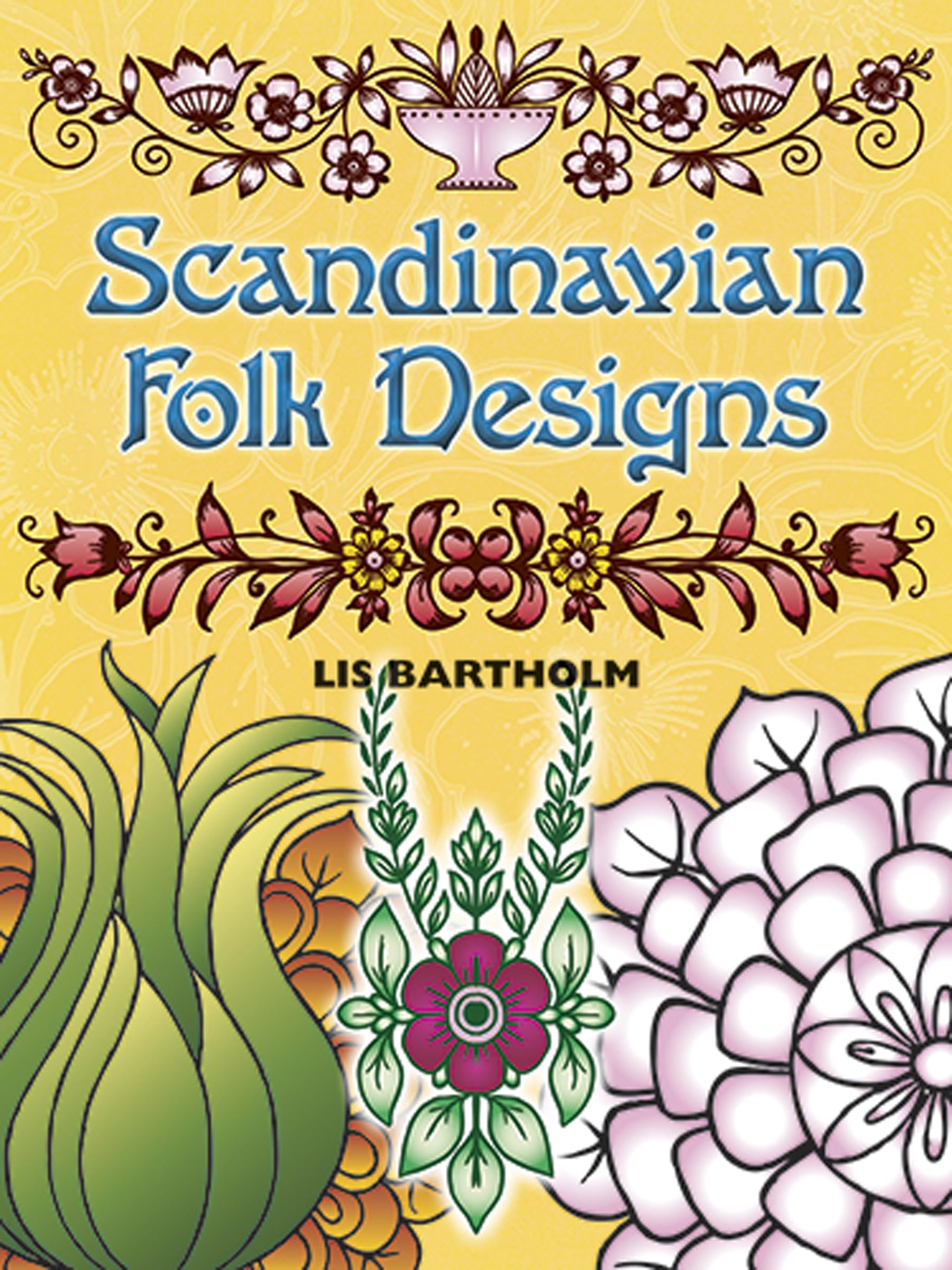 Scandinavian Folk Designs (Dover Pictorial Archive),Used