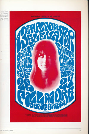 The Art of the Fillmore: The Poster Series 19661971,Used
