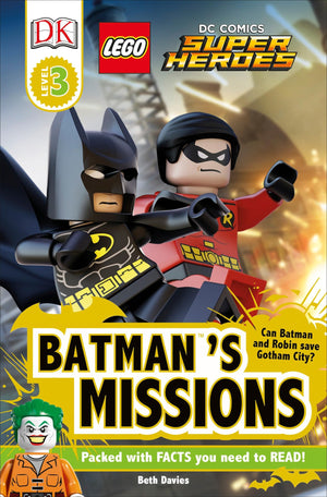 DK Readers L3: LEGO DC Comics Super Heroes: Batman's Missions: Can Batman and Robin Save Gotham City? (DK Readers Level 3),Used