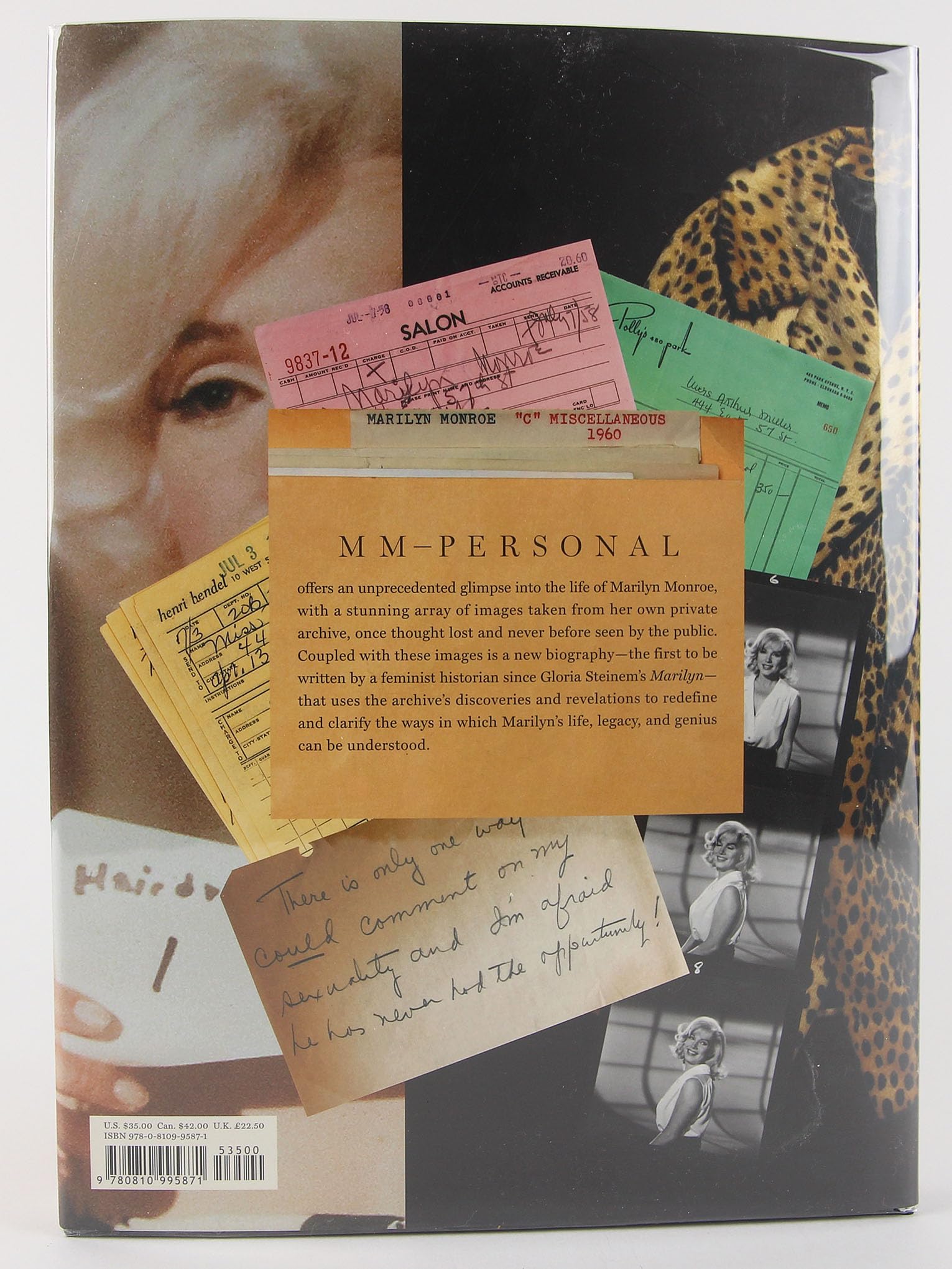 Mmpersonal: From The Private Archive Of Marilyn Monroe,Used
