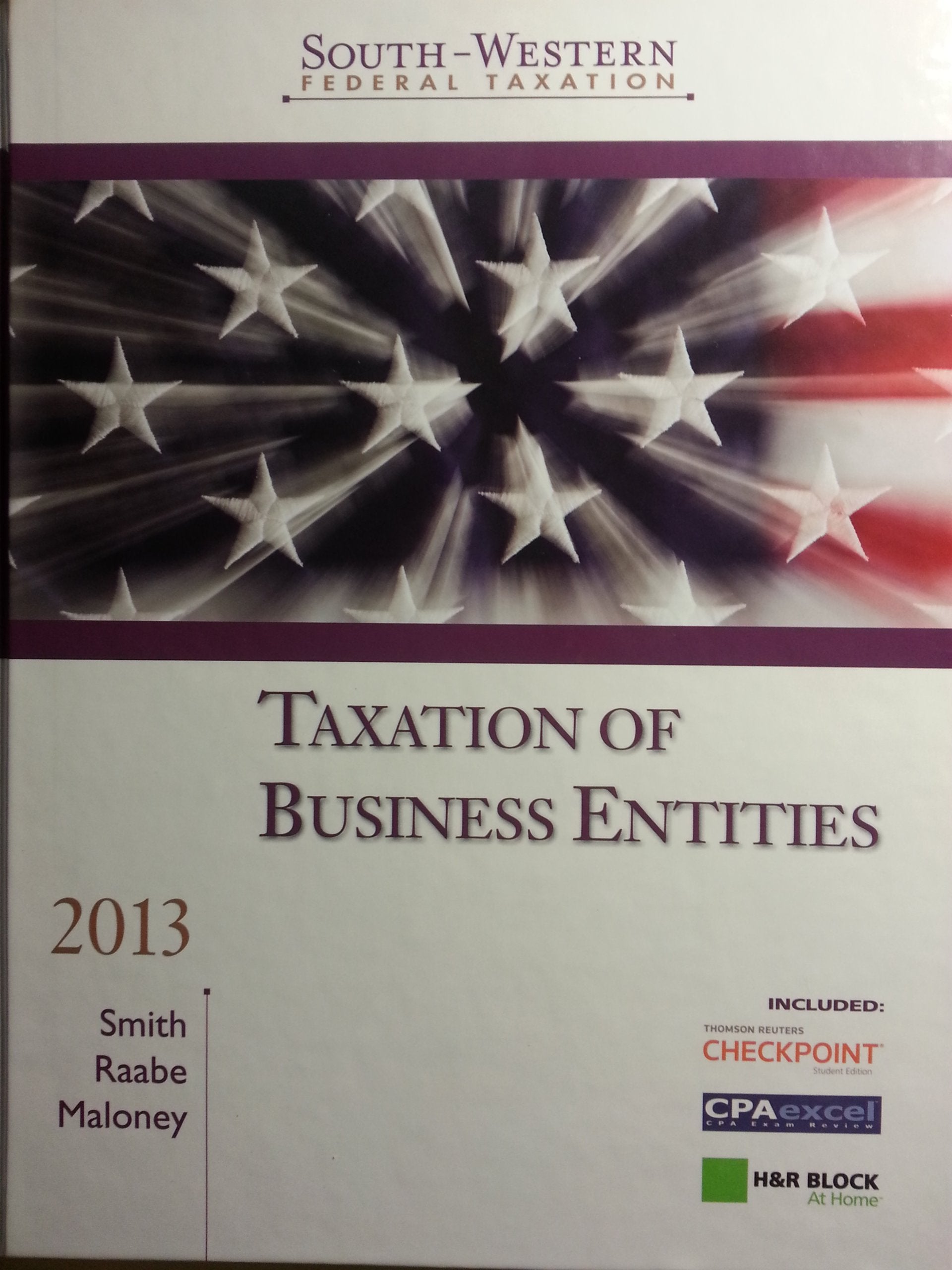 SouthWestern Federal Taxation: Taxation of Business Entities,Used