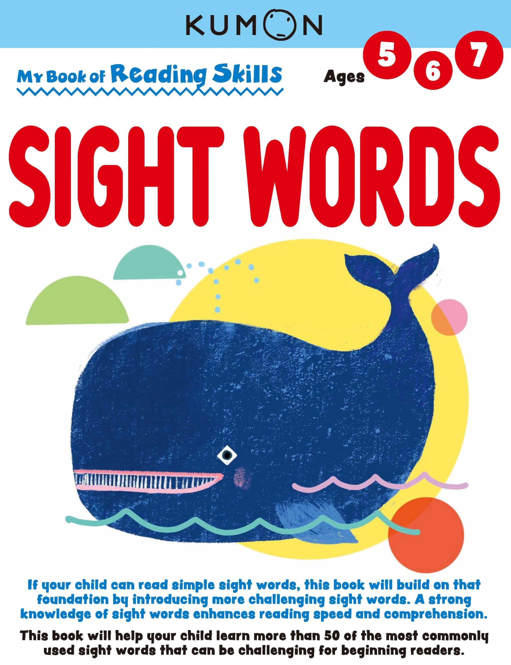 Kumon My Book Of Reading Skills: Sight Words,New