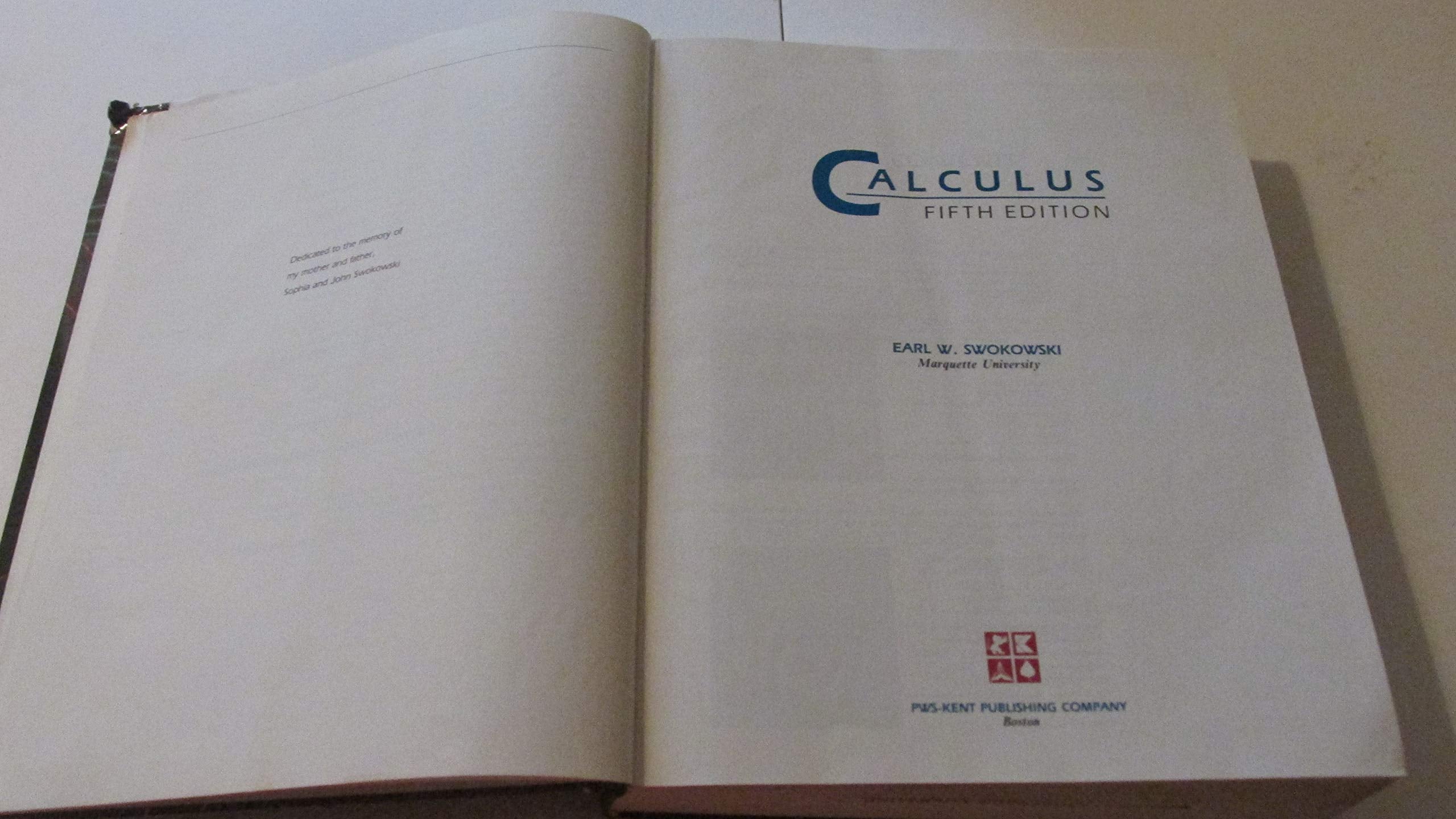 Calculus: The Classic Edition,New