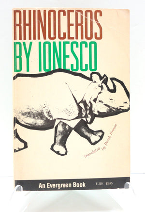 Rhinoceros, and Other Plays,Used