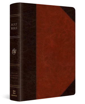 ESV Readers Bible (TruTone, Brown/Cordovan, Portfolio Design)
