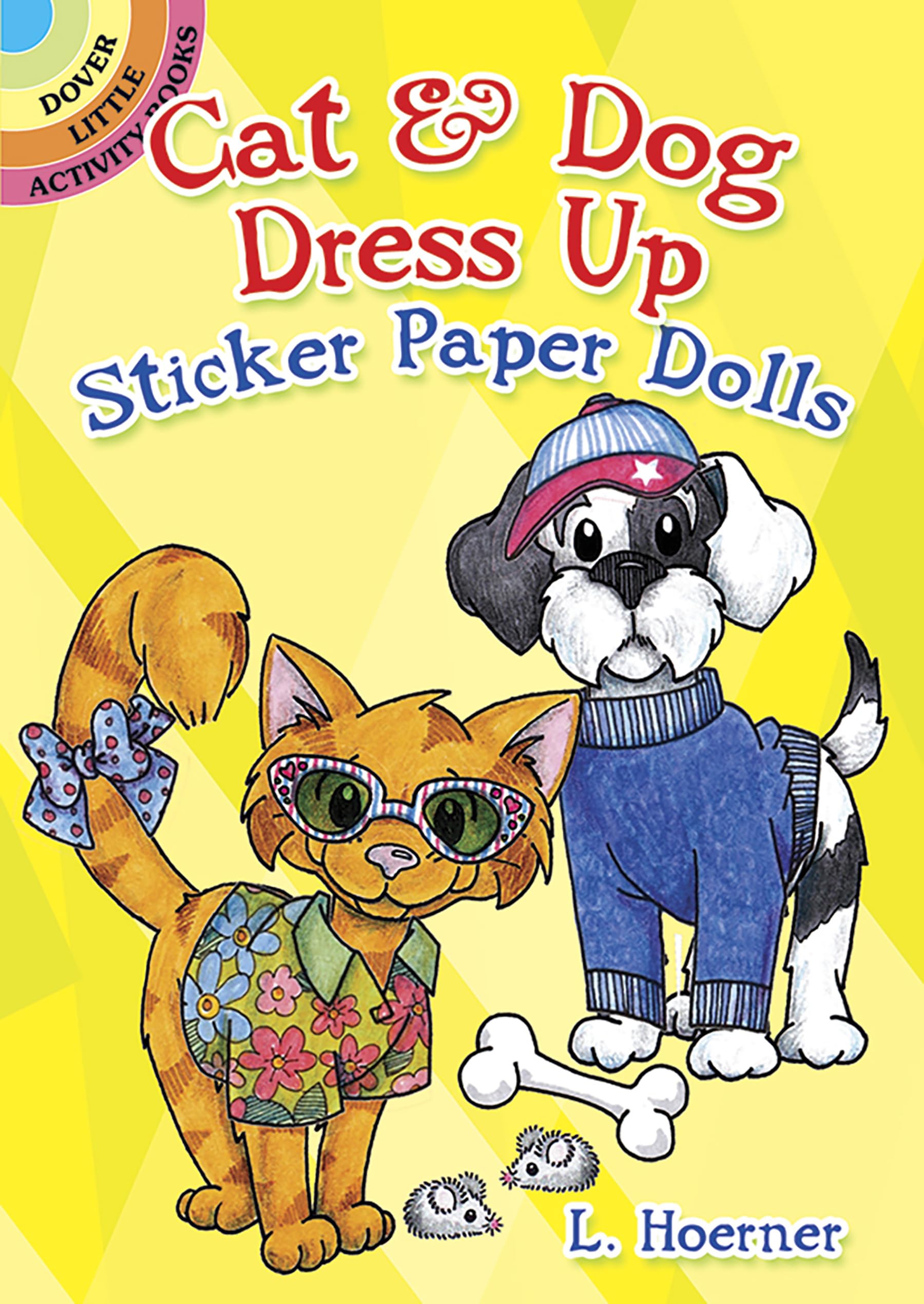 Cat & Dog Dress Up Sticker Paper Dolls (Dover Little Activity Books: Pets)-used