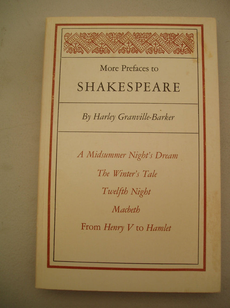 More Prefaces To Shakespeare-new
