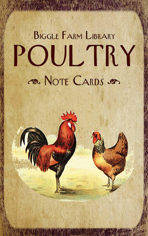 Biggle Farm Library Note Cards: Poultry,Used