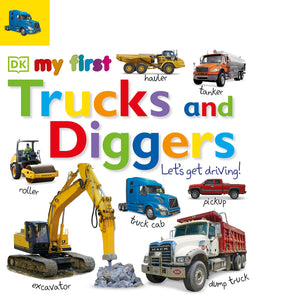 Tabbed Board Books: My First Trucks and Diggers: Let's Get Driving! (My First Tabbed Board Book),Used