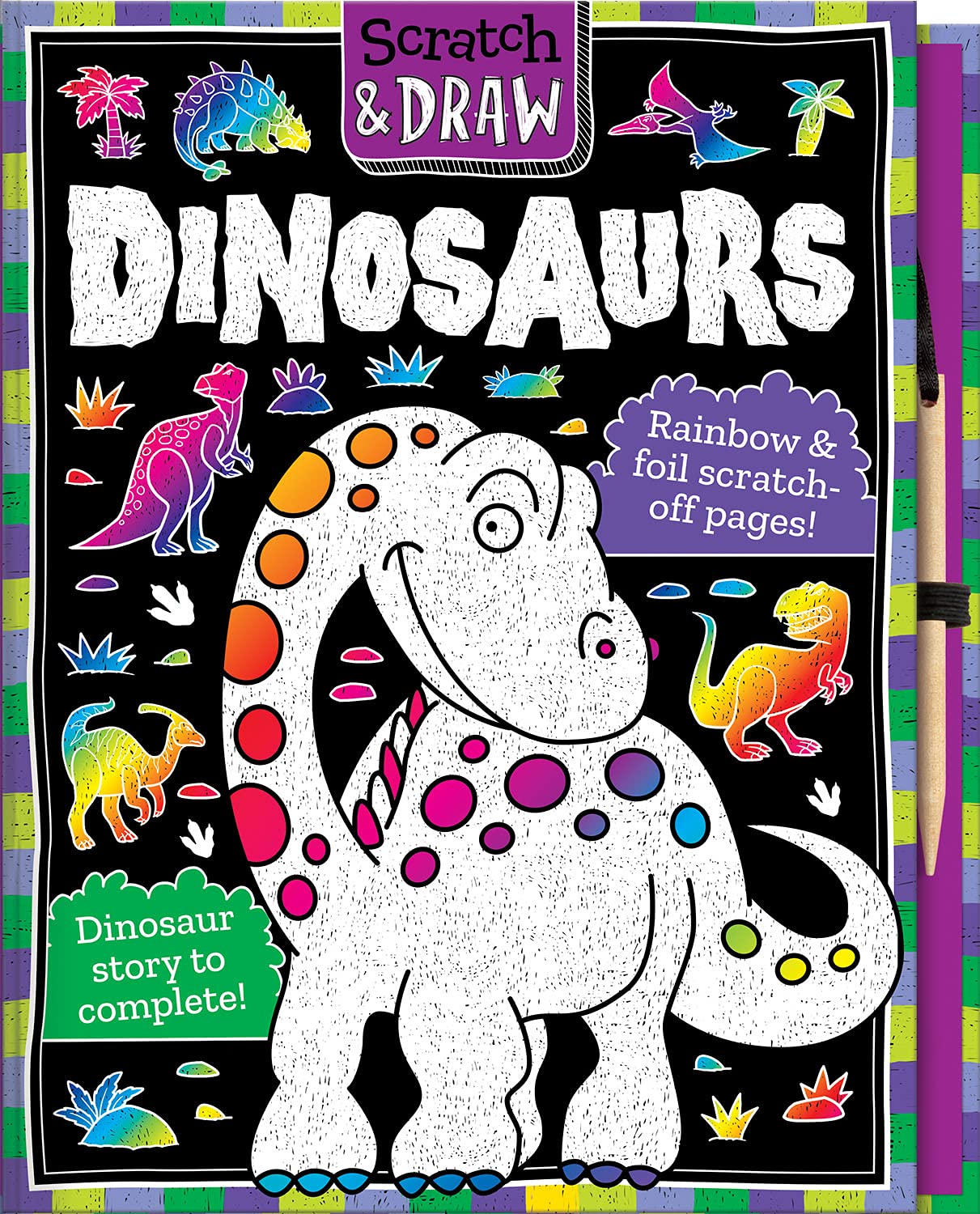 Scratch and Draw Dinosaurs,Used