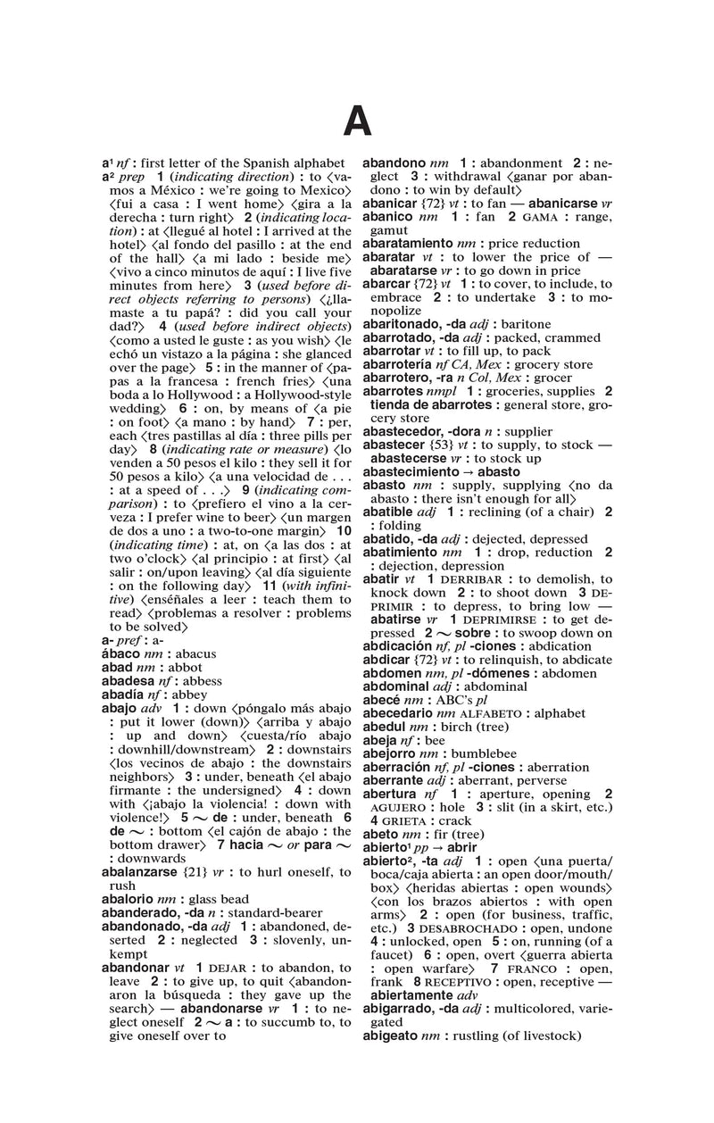 MerriamWebsters SpanishEnglish Dictionary (Multilingual Edition) Newest Edition, 2021 Copyright (Hardcover) (English and Spani,Used