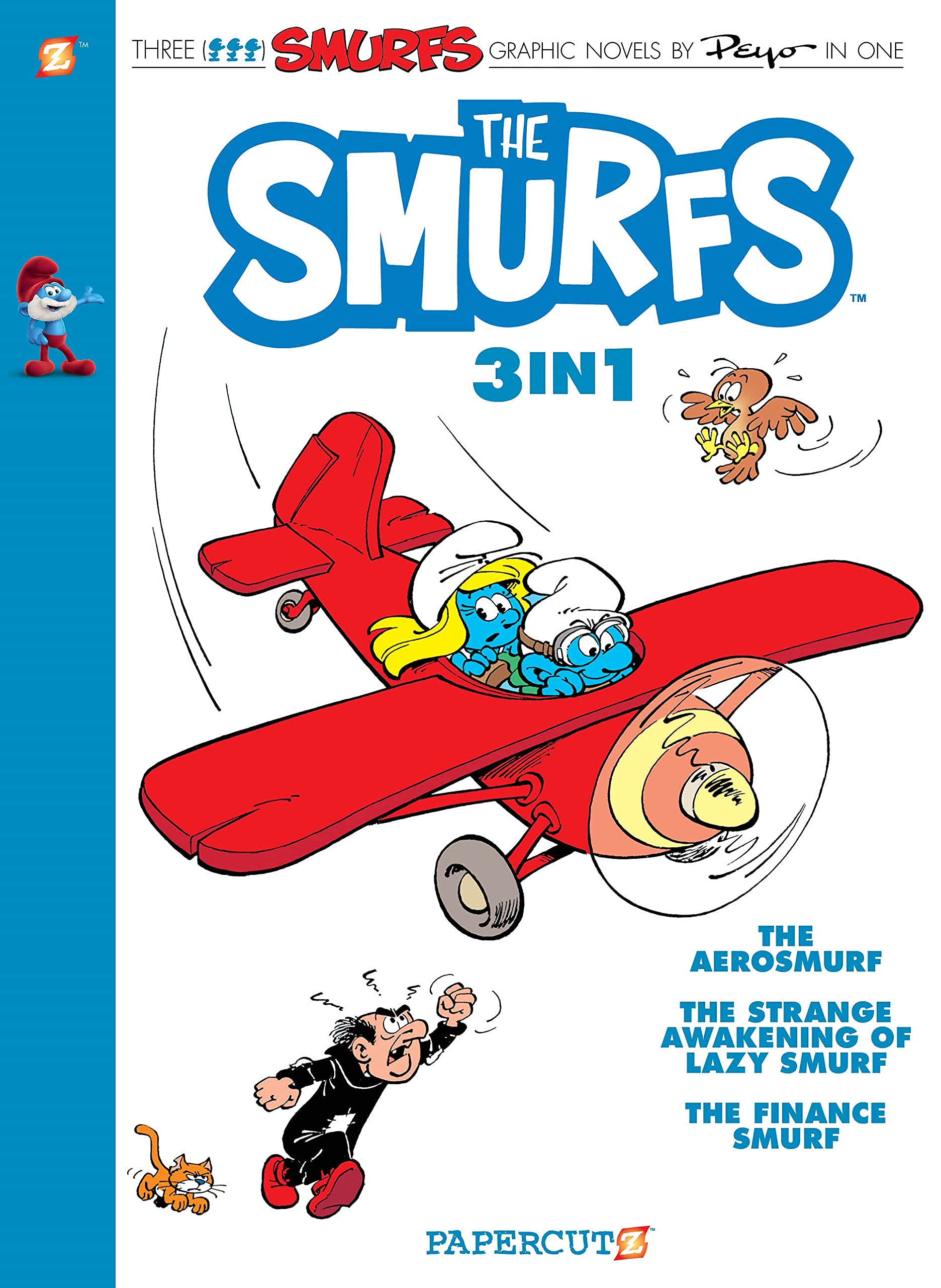 The Smurfs 3In1 #6: Collecting 'The Aerosmurf,' 'The Strange Awakening Of Lazy Smurf,' And 'The Finance Smurf (6) (The Smurfs ,Used