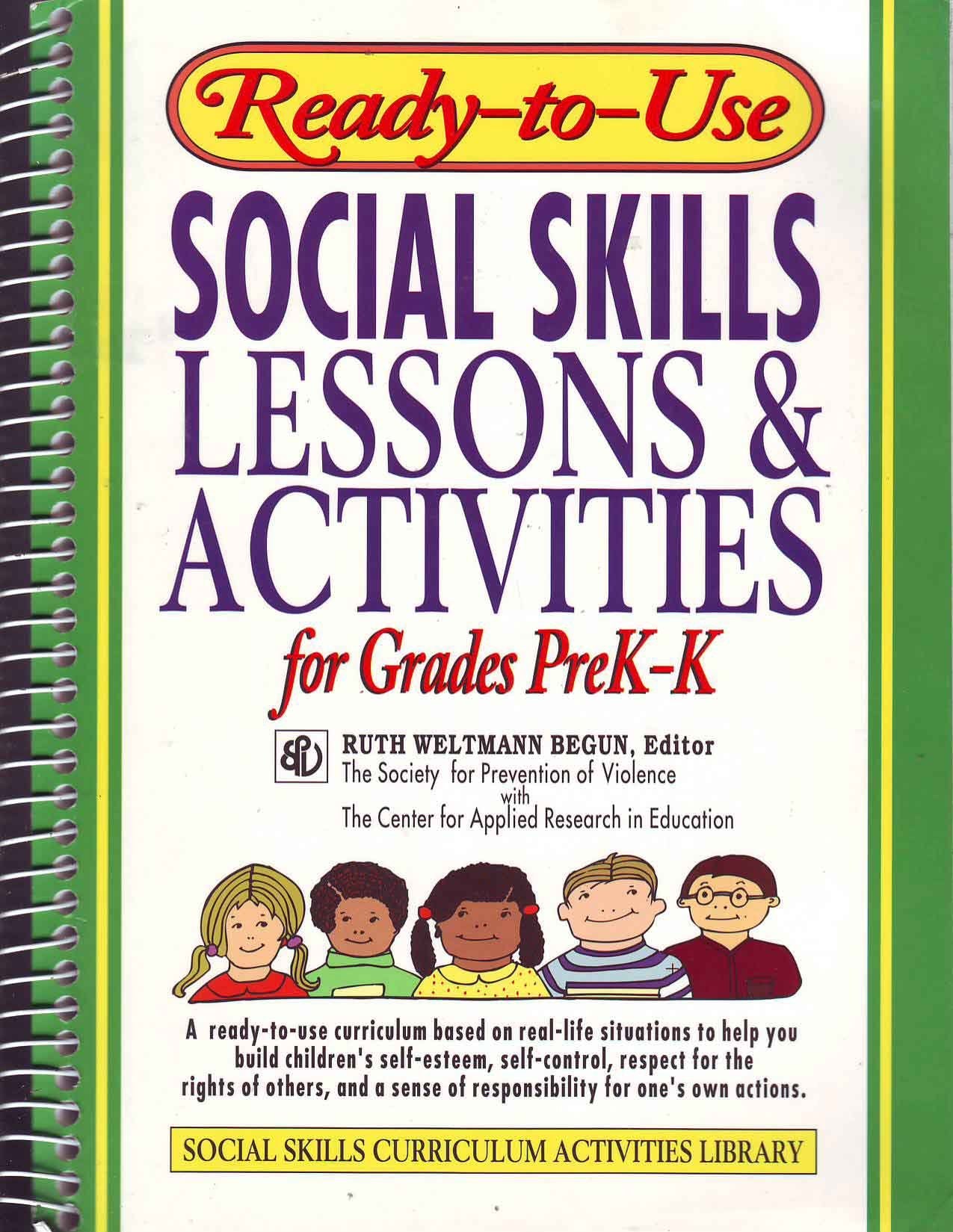 ReadytoUse Social Skills Lessons and Activities For Grades PreK  K (JB Ed: ReadytoUse Activities),Used