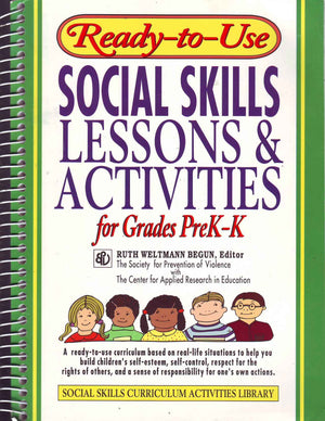 ReadytoUse Social Skills Lessons and Activities For Grades PreK  K (JB Ed: ReadytoUse Activities),Used