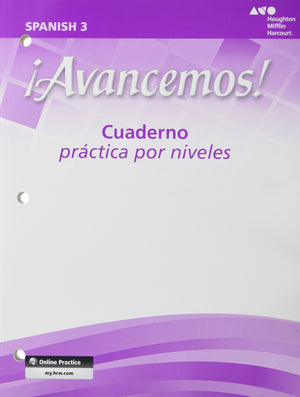 ?Avancemos!: Cuaderno: Practica Por Niveles (Student Workbook) With Review Bookmarks Level 3 (Spanish Edition)