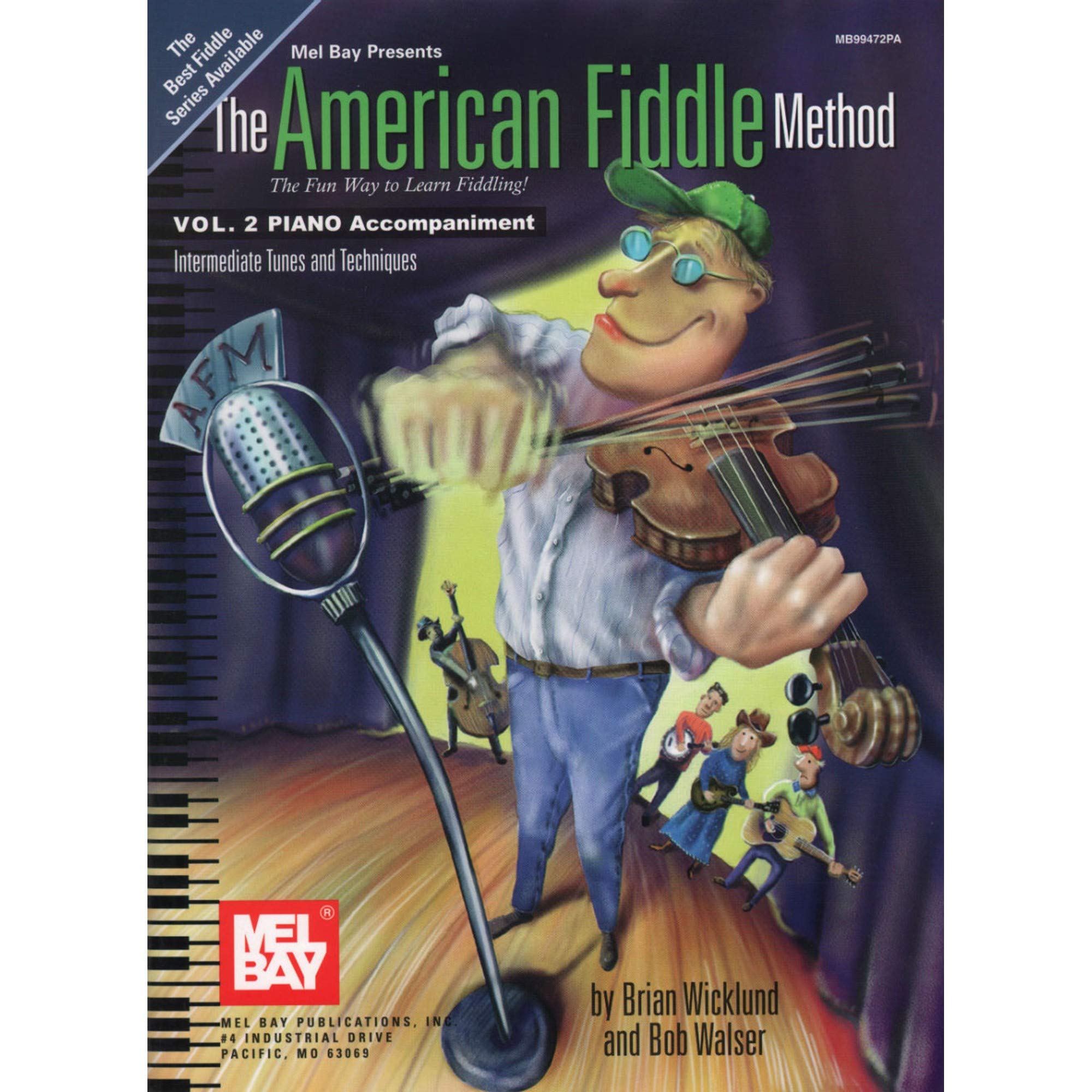 American Fiddle Method Vol. 2 Piano Accomp. (Mel Bay Presents, Intermediate Tunes and Techniques),Used